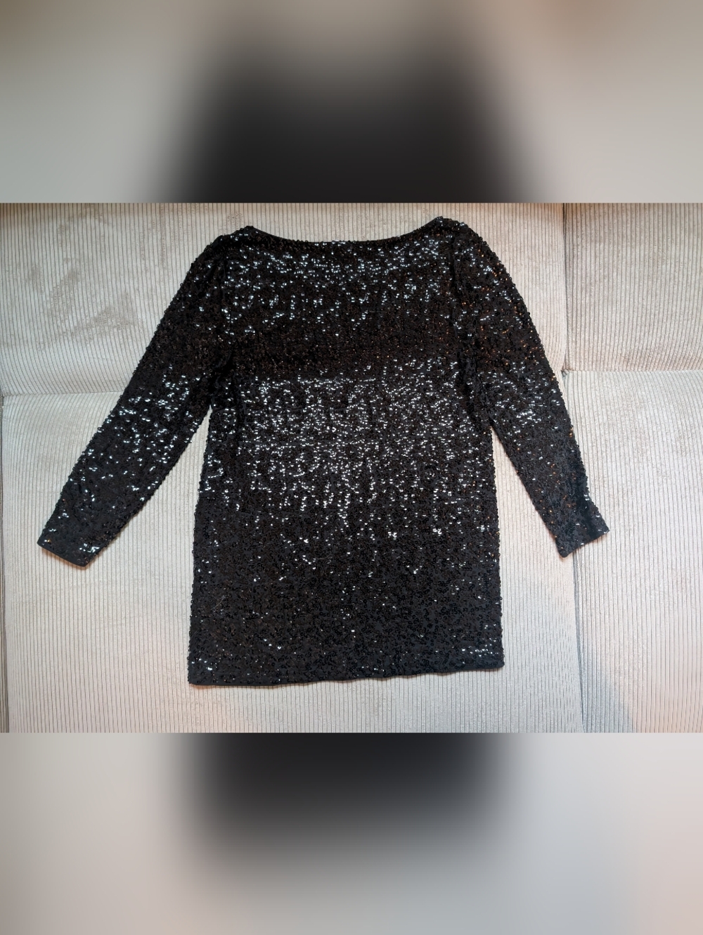 J. Crew Black Sequin Shirt - Picture 3 of 5